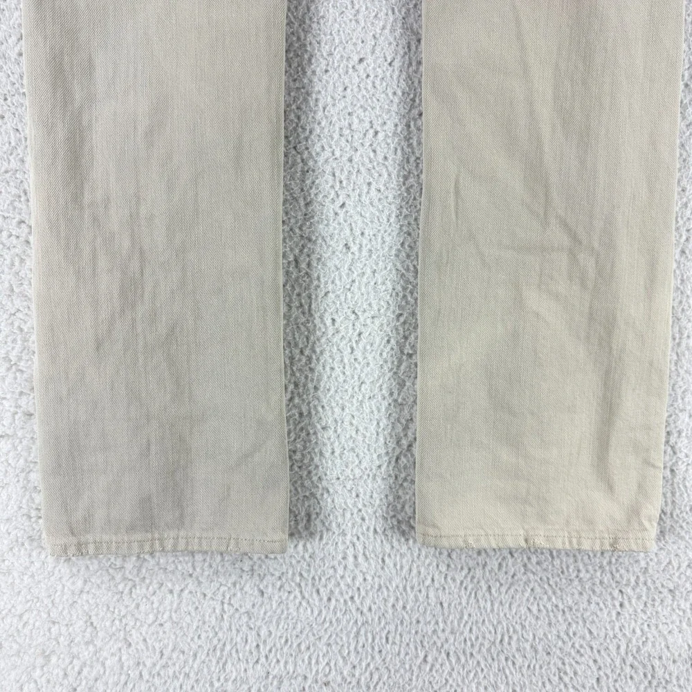 Polo Ralph Lauren Jeans Men Size 34x30‎ Beige Denim Slim Straight Casual Vintage